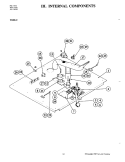 INTERNAL CONTROLS Diagram and Parts List for W188W-C  Jenn-Air Wall Oven
