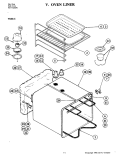 OVEN Diagram and Parts List for W188W-C  Jenn-Air Wall Oven