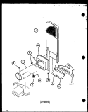 HEATER BOX (GAS MODELS) Diagram and Parts List for LG3912W P1122703W W Amana Dryer