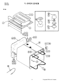 OVEN Diagram and Parts List for W146  Jenn-Air Wall Oven