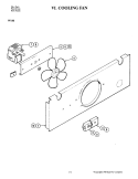 COOLING FAN Diagram and Parts List for W146  Jenn-Air Wall Oven