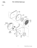 CONVECTION FAN Diagram and Parts List for W146  Jenn-Air Wall Oven