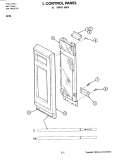 CONTROL PANEL (UPPER M130) Diagram and Parts List for W230  Jenn-Air Microwave Oven Combo