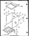 CABINET Diagram and Parts List for LE3902L P1122604W L Amana Dryer