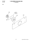 BLOWER MOTOR (COOLING FAN LOWER) Diagram and Parts List for W230  Jenn-Air Microwave Oven Combo