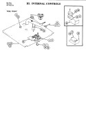 INTERNAL CONTROLS Diagram and Parts List for W105-C  Jenn-Air Wall Oven