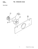 COOLING FAN Diagram and Parts List for W105-C  Jenn-Air Wall Oven