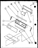 Page 1 Diagram and Parts List for CE9002 P7804829W Amana Dryer