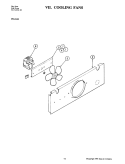 COOLING FAN Diagram and Parts List for W121-E  Jenn-Air Wall Oven