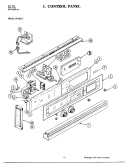 Part Location Diagram of 701613 Whirlpool PANEL CONTROL