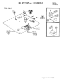 INTERNAL CONTROLS Diagram and Parts List for W221-C  Jenn-Air Microwave Oven Combo
