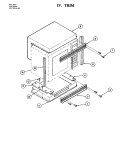 TRIM Diagram and Parts List for W221-C  Jenn-Air Microwave Oven Combo