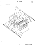 DOOR (LOWER W205) Diagram and Parts List for W205  Jenn-Air Microwave Oven Combo