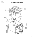 BODY Diagram and Parts List for W215  Jenn-Air Wall Oven