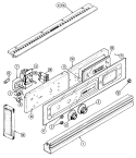 Part Location Diagram of 701615 Whirlpool PANEL (LT)