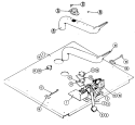 INTERNAL CONTROLS Diagram and Parts List for W122-C  Jenn-Air Wall Oven