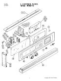 Part Location Diagram of 703722 Whirlpool PANEL, CONTROL (LT)