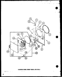 LOADING DOOR Diagram and Parts List for CG2412 P7762236W Amana Dryer