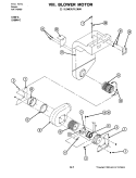 BLOWER MOTOR Diagram and Parts List for S166-C  Jenn-Air Wall Oven
