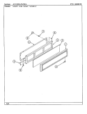 ACCESS PANEL Diagram and Parts List for S136W-C  Jenn-Air Range