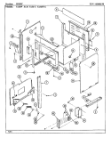 BODY Diagram and Parts List for S136W-C  Jenn-Air Range