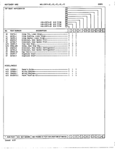 Doors/miscellaneous Page 3 Diagram and Parts List for 19874A  Admiral Refrigerator