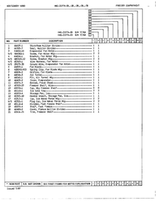 Freezer Compartment Page 2 Diagram and Parts List for 21974A  Admiral Refrigerator