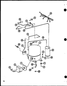 Part Location Diagram of D6899102 Whirlpool Tube, valve to acc.