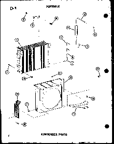 Condenser Parts Diagram and Parts List for ES6P-2AMS P54972-27R Amana Air Conditioner