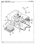 LINER Diagram and Parts List for S136W-C  Jenn-Air Range