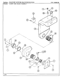 BLOWER MOTOR Diagram and Parts List for S136W-C  Jenn-Air Range