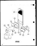 HEATER BOX (GAS MODELS) Diagram and Parts List for CG2412 P7762236W Amana Dryer