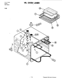 LINER Diagram and Parts List for S161  Jenn-Air Range