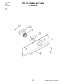 BLOWER MOTOR Diagram and Parts List for S161  Jenn-Air Range