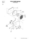 BLOWER MOTOR (CONVECTION) Diagram and Parts List for S161  Jenn-Air Range