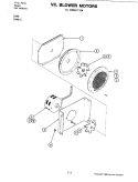 BLOWER MOTOR (CONVECTION) Diagram and Parts List for D146-C  Jenn-Air Wall Oven