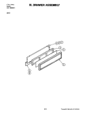 DRAWER ASSEMBLY Diagram and Parts List for S110  Jenn-Air Range