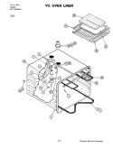 OVEN Diagram and Parts List for S121  Jenn-Air Range