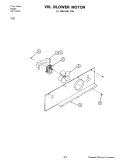 BLOWER MOTOR Diagram and Parts List for S121  Jenn-Air Range