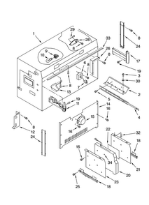Freezer Liner Parts Diagram and Parts List for JB36CXFXLB00  Jenn-Air Refrigerator
