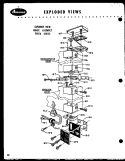 EXPLODED VIEW HINGE ASSY Diagram and Parts List for FPR18LB  Amana Refrigerator