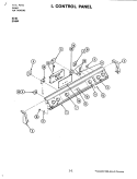 CONTROL PANEL Diagram and Parts List for D146  Jenn-Air Wall Oven