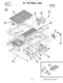 TOP Diagram and Parts List for D146  Jenn-Air Wall Oven