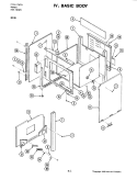 BODY Diagram and Parts List for D146  Jenn-Air Wall Oven