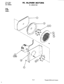 BLOWER MOTOR (CONVECTION) Diagram and Parts List for D146  Jenn-Air Wall Oven