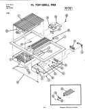 TOP Diagram and Parts List for S156  Jenn-Air Wall Oven