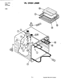 OVEN Diagram and Parts List for S156  Jenn-Air Wall Oven