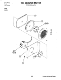 BLOWER MOTOR (CONVECTION) Diagram and Parts List for S156  Jenn-Air Wall Oven