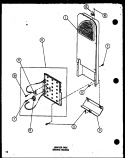 HEATER BOX (ELECTRIC MODELS) Diagram and Parts List for CE3402L P1118309W L Amana Dryer