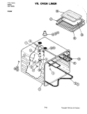 OVEN LINER (S156W) Diagram and Parts List for S156W  Jenn-Air Wall Oven